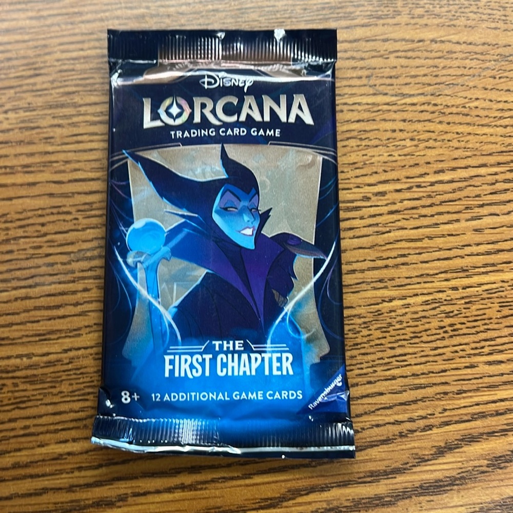 Disney Lorcana TCG The First Chapter BOOSTER BLISTER PACK. 1 PACK Sealed New.